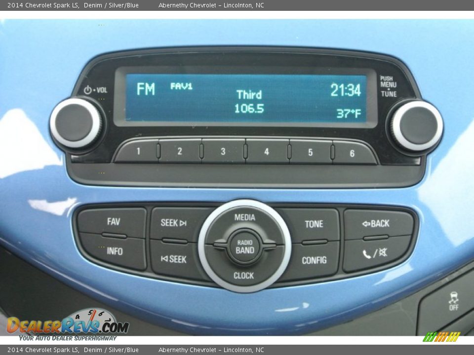 2014 Chevrolet Spark LS Denim / Silver/Blue Photo #12