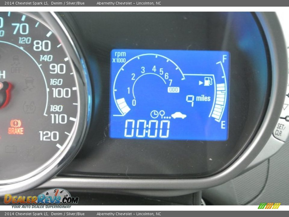 2014 Chevrolet Spark LS Denim / Silver/Blue Photo #13