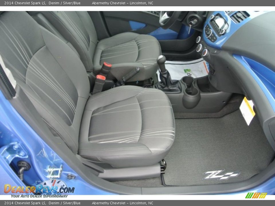 2014 Chevrolet Spark LS Denim / Silver/Blue Photo #16