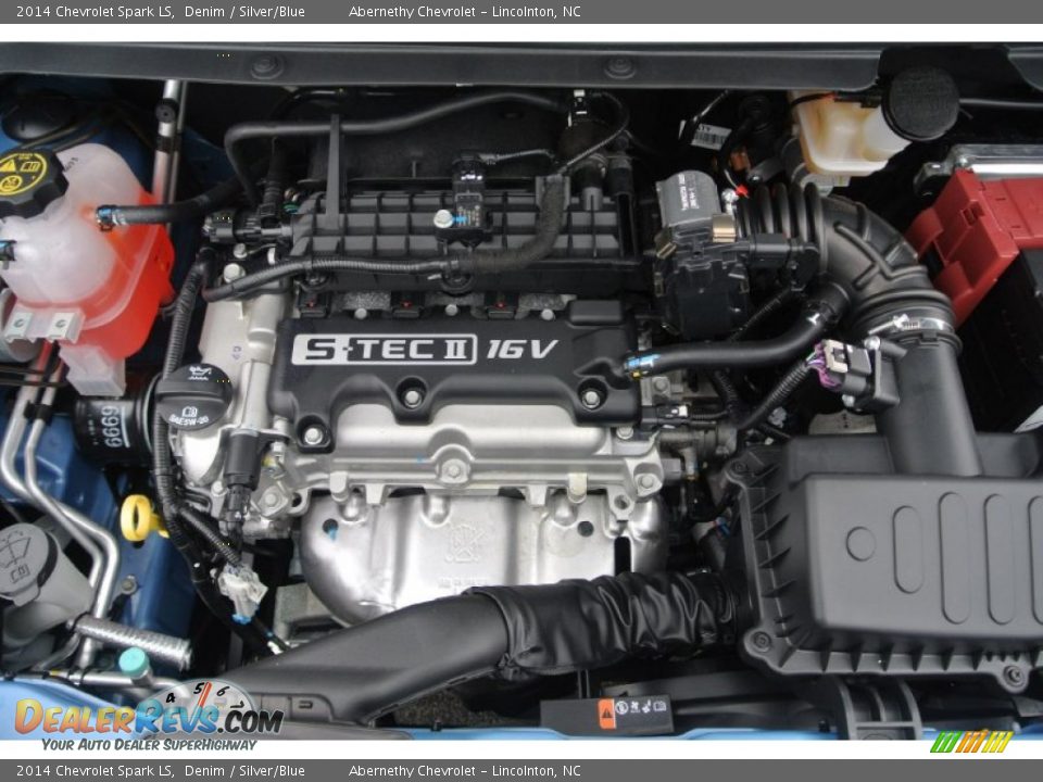2014 Chevrolet Spark LS Denim / Silver/Blue Photo #19