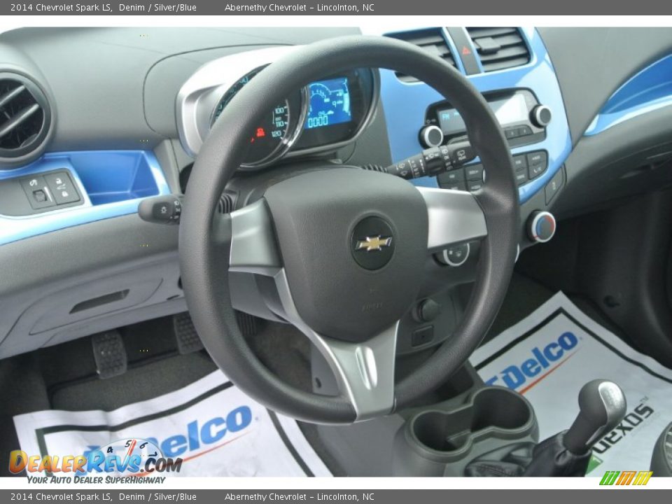 2014 Chevrolet Spark LS Denim / Silver/Blue Photo #20
