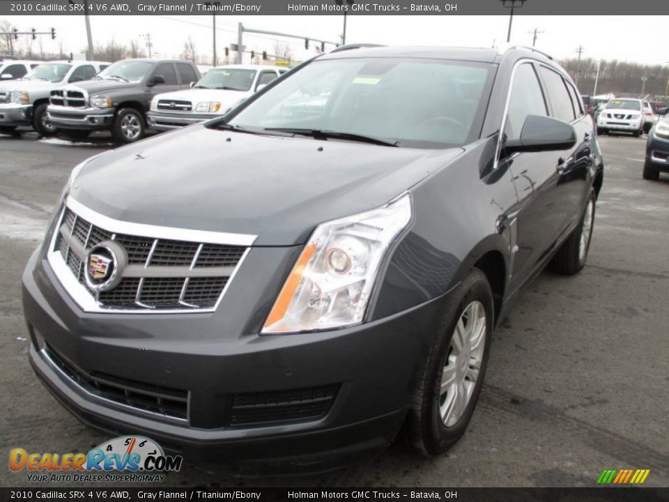 2010 Cadillac SRX 4 V6 AWD Gray Flannel / Titanium/Ebony Photo #3