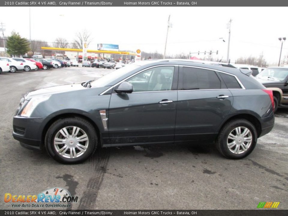 2010 Cadillac SRX 4 V6 AWD Gray Flannel / Titanium/Ebony Photo #4