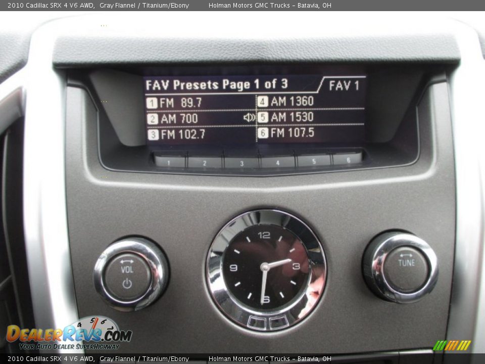 2010 Cadillac SRX 4 V6 AWD Gray Flannel / Titanium/Ebony Photo #9