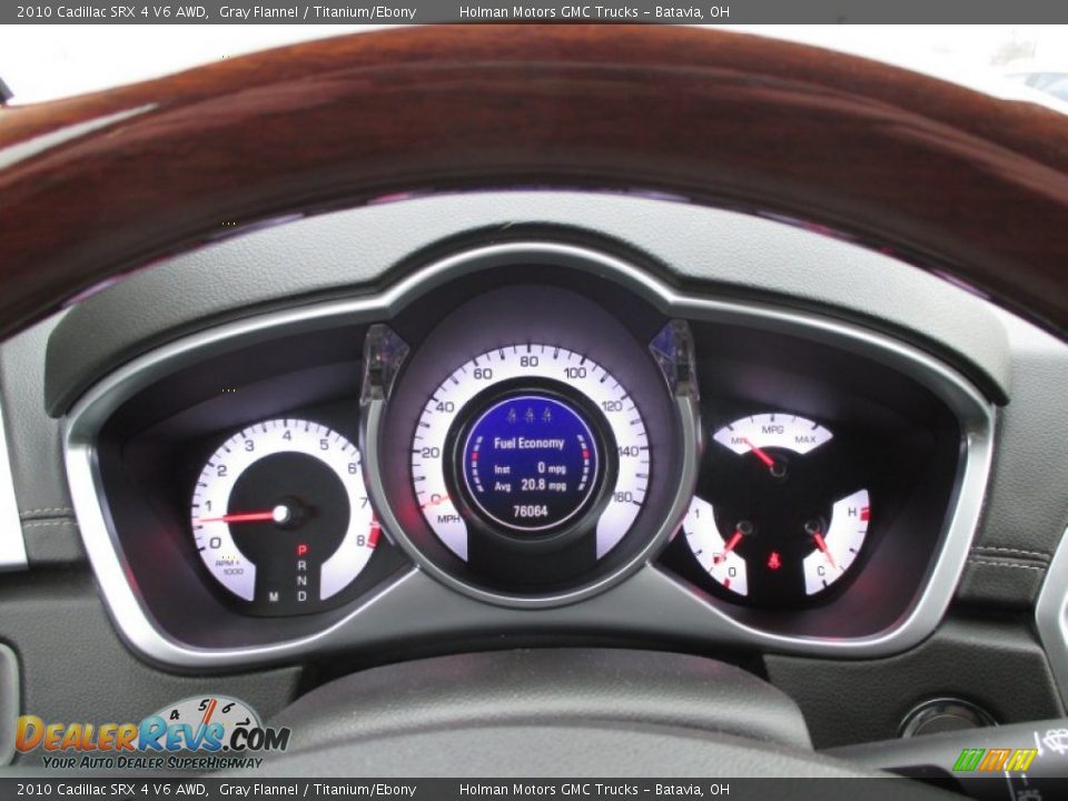 2010 Cadillac SRX 4 V6 AWD Gray Flannel / Titanium/Ebony Photo #19
