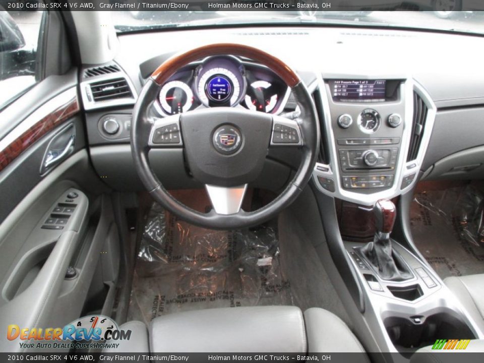 2010 Cadillac SRX 4 V6 AWD Gray Flannel / Titanium/Ebony Photo #26