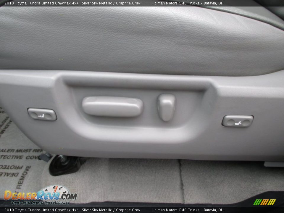 2010 Toyota Tundra Limited CrewMax 4x4 Silver Sky Metallic / Graphite Gray Photo #8