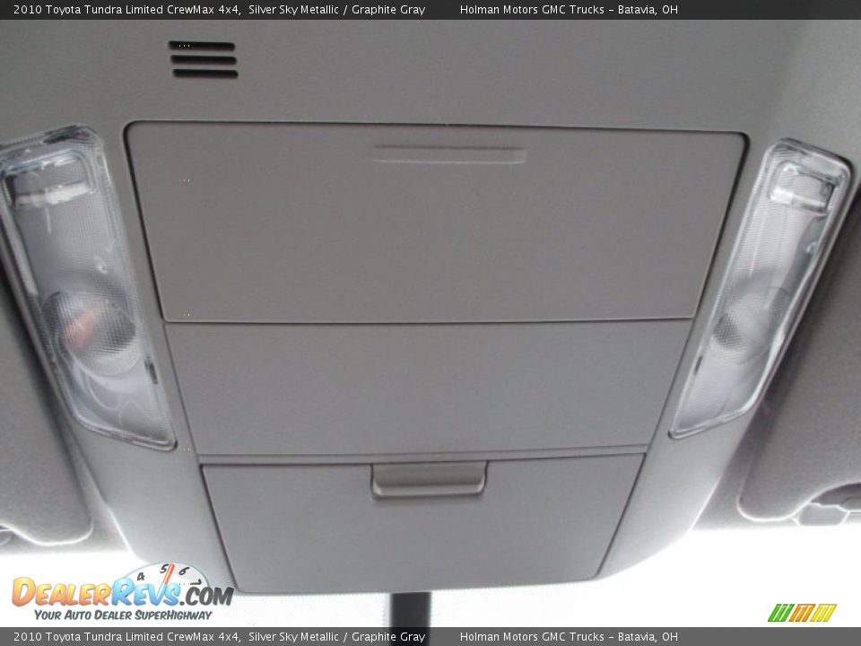 2010 Toyota Tundra Limited CrewMax 4x4 Silver Sky Metallic / Graphite Gray Photo #25
