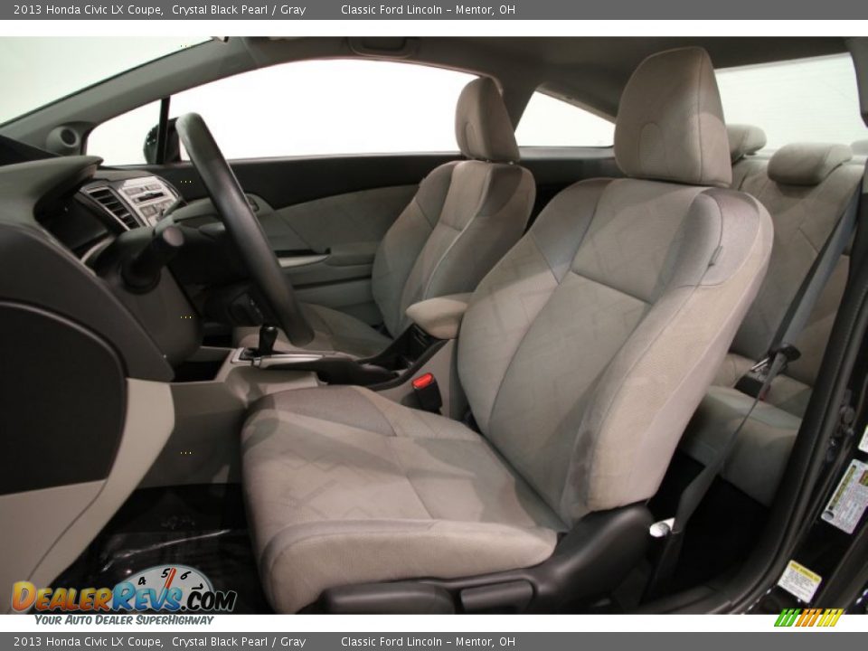 Front Seat of 2013 Honda Civic LX Coupe Photo #6