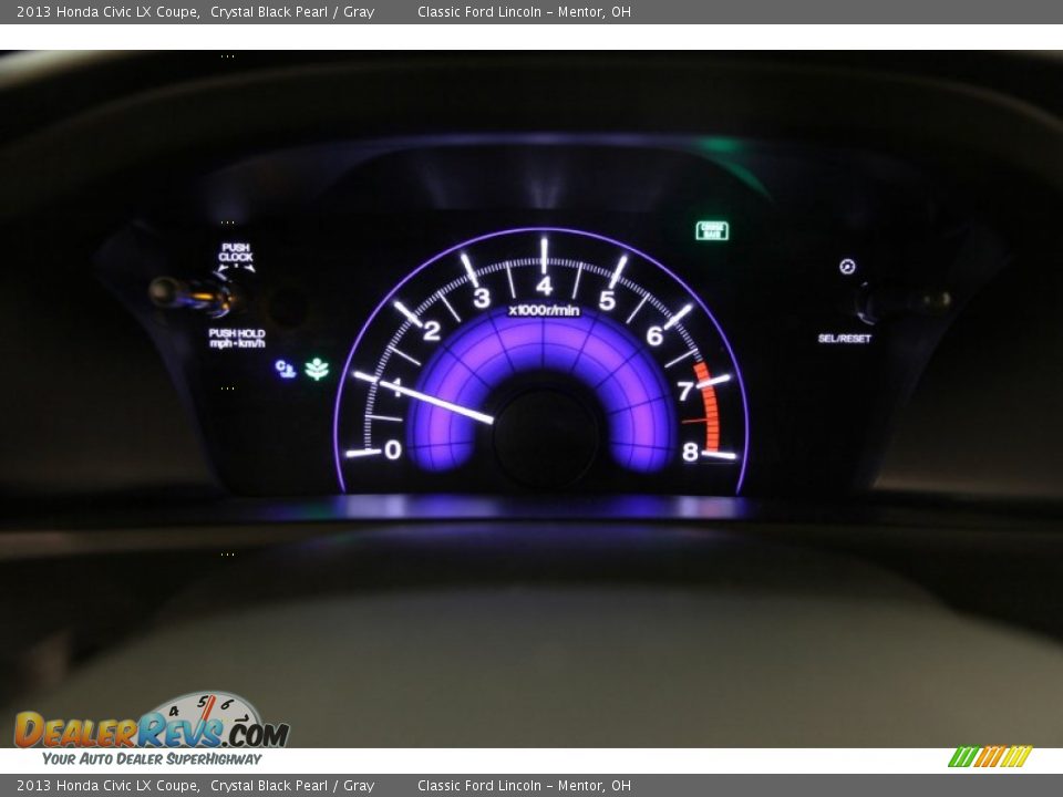 2013 Honda Civic LX Coupe Gauges Photo #10