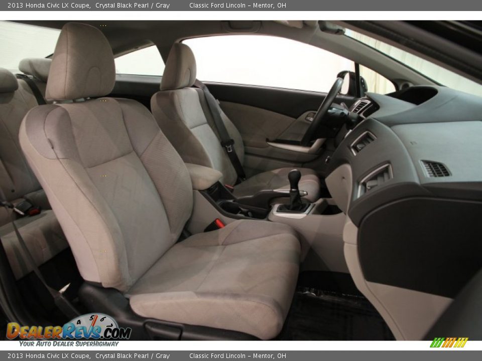Front Seat of 2013 Honda Civic LX Coupe Photo #14
