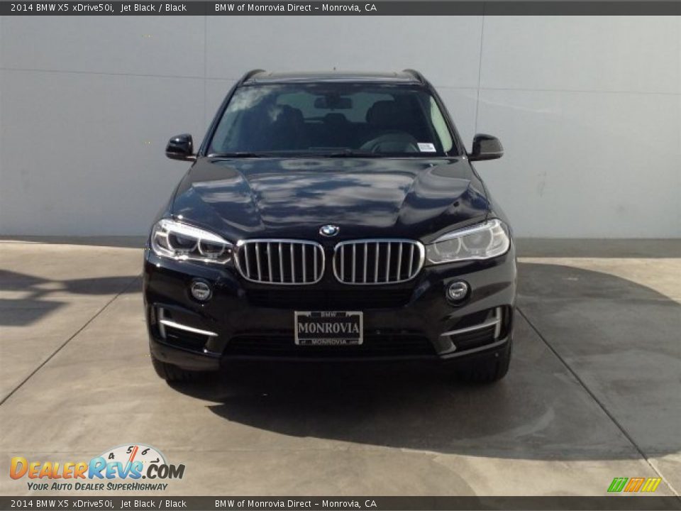 2014 BMW X5 xDrive50i Jet Black / Black Photo #3