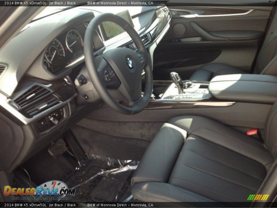 2014 BMW X5 xDrive50i Jet Black / Black Photo #6