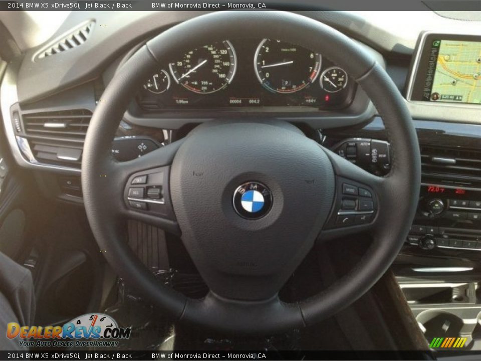 2014 BMW X5 xDrive50i Steering Wheel Photo #9
