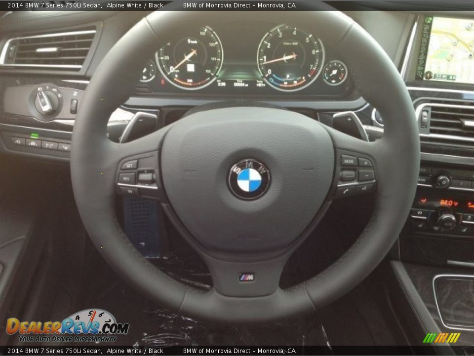 2014 BMW 7 Series 750Li Sedan Steering Wheel Photo #9