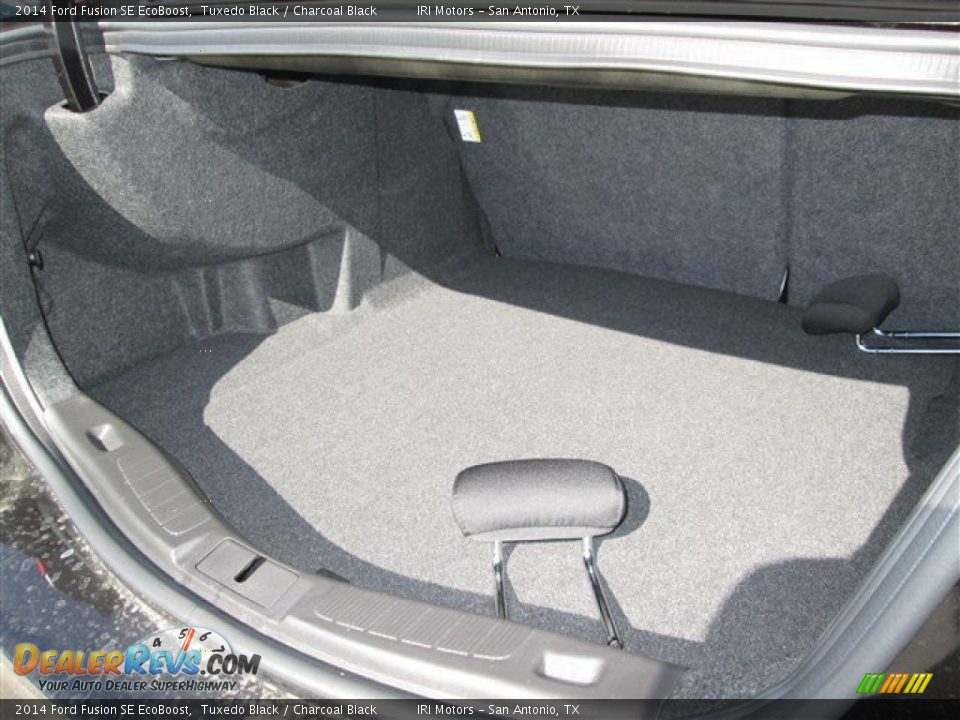 2014 Ford Fusion SE EcoBoost Tuxedo Black / Charcoal Black Photo #13