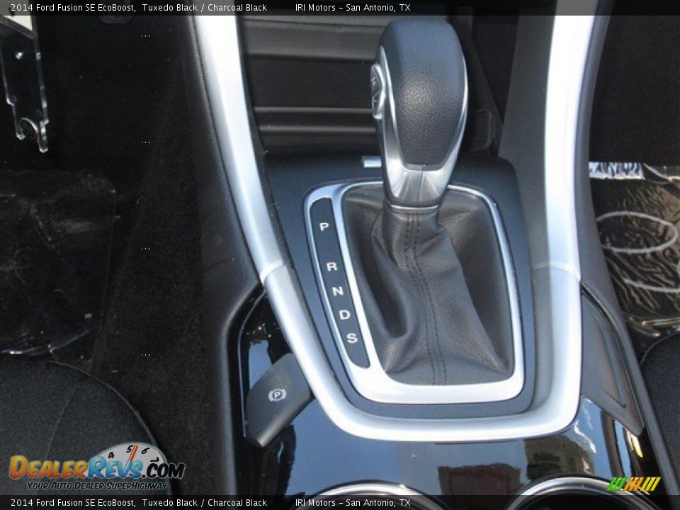 2014 Ford Fusion SE EcoBoost Tuxedo Black / Charcoal Black Photo #19