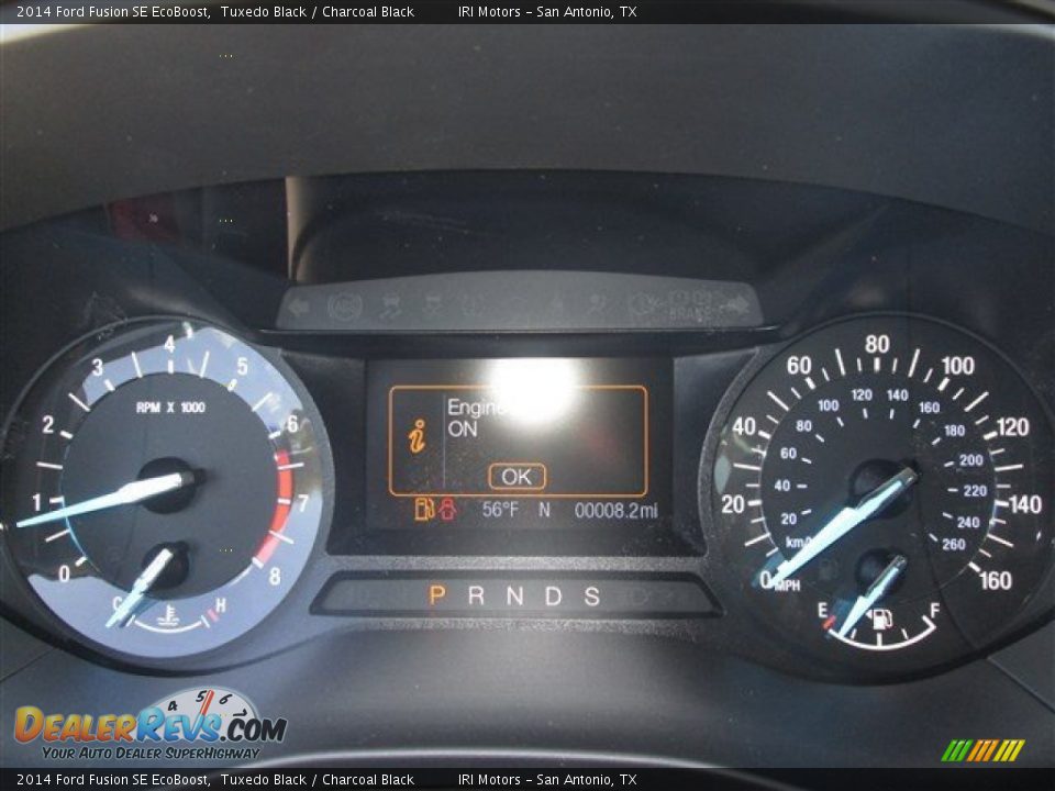 2014 Ford Fusion SE EcoBoost Tuxedo Black / Charcoal Black Photo #22