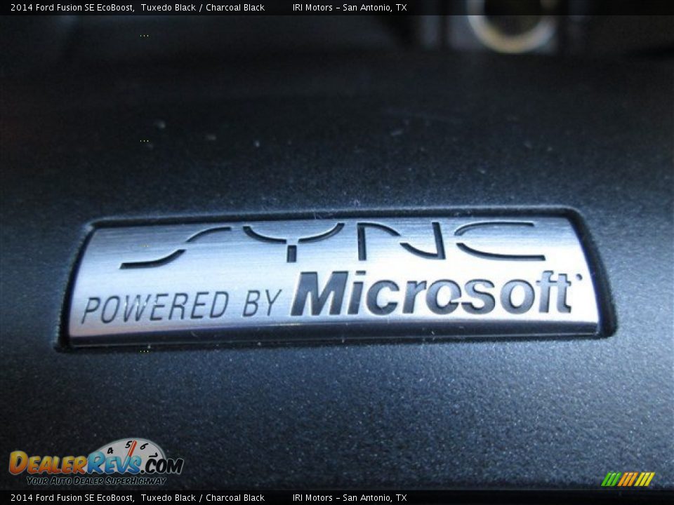 2014 Ford Fusion SE EcoBoost Tuxedo Black / Charcoal Black Photo #24