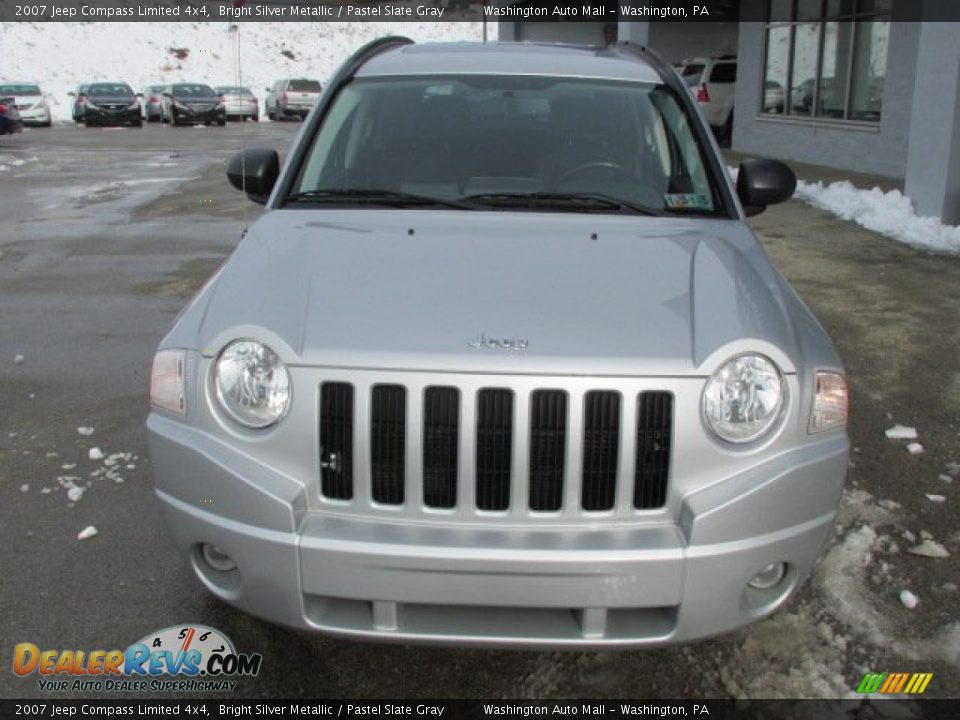 2007 Jeep Compass Limited 4x4 Bright Silver Metallic / Pastel Slate Gray Photo #5