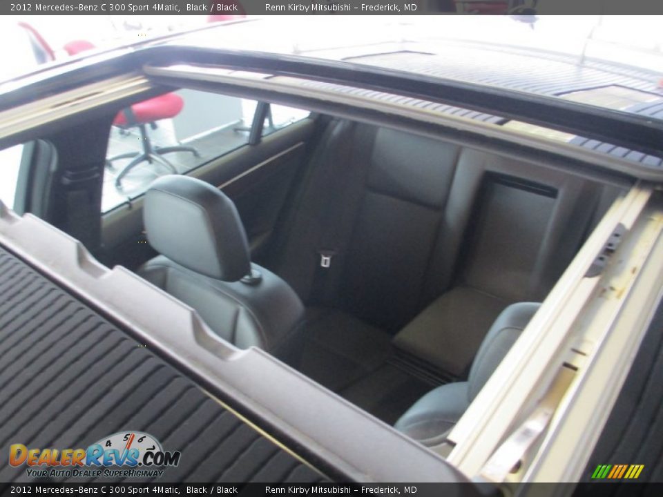 2012 Mercedes-Benz C 300 Sport 4Matic Black / Black Photo #9