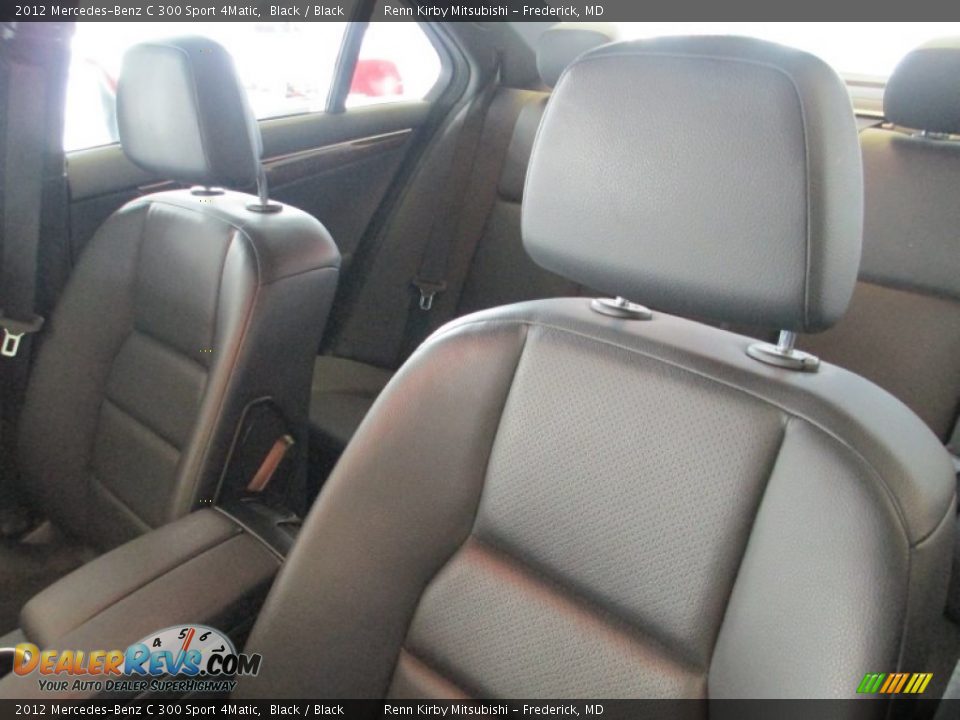 2012 Mercedes-Benz C 300 Sport 4Matic Black / Black Photo #10