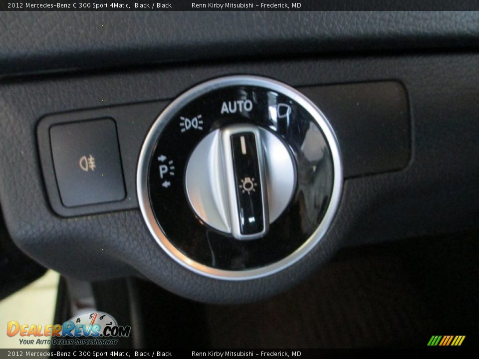 2012 Mercedes-Benz C 300 Sport 4Matic Black / Black Photo #13