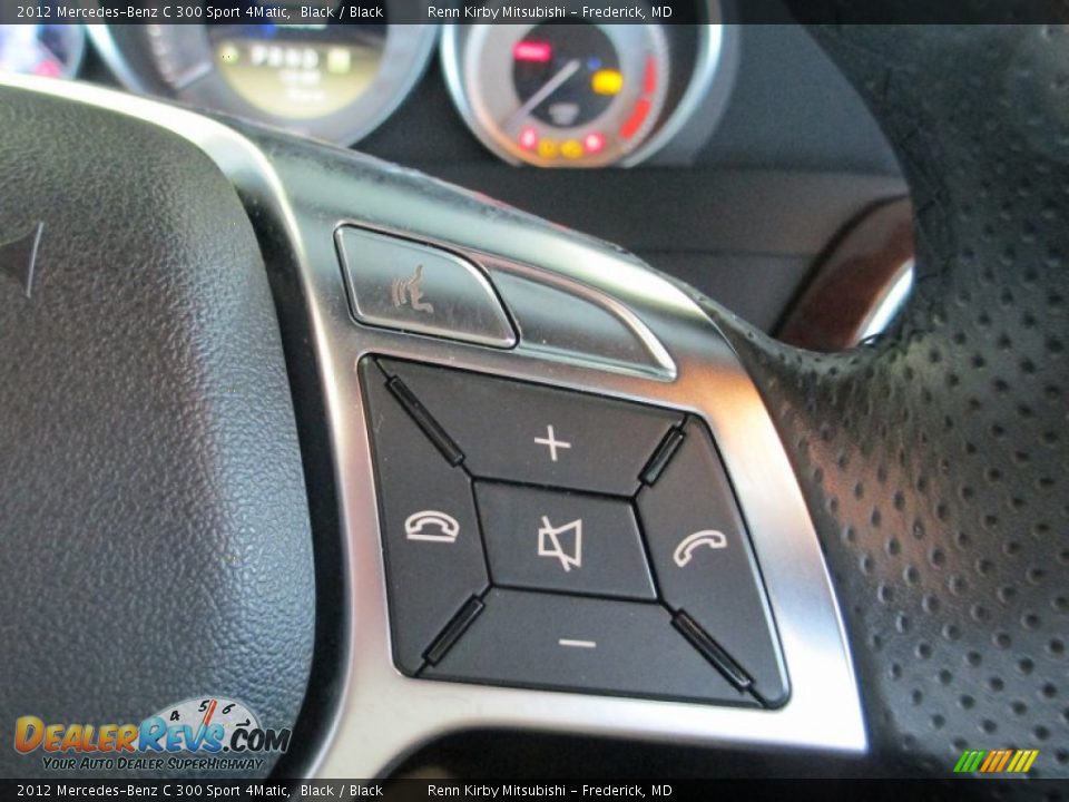 2012 Mercedes-Benz C 300 Sport 4Matic Black / Black Photo #16