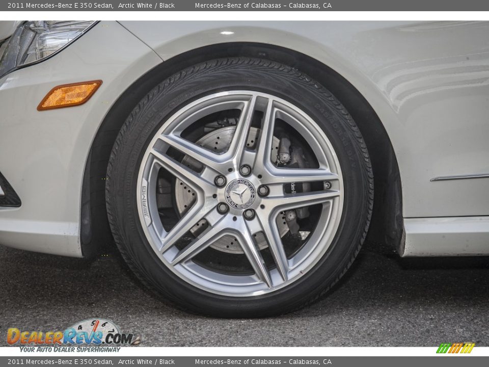 2011 Mercedes-Benz E 350 Sedan Arctic White / Black Photo #8