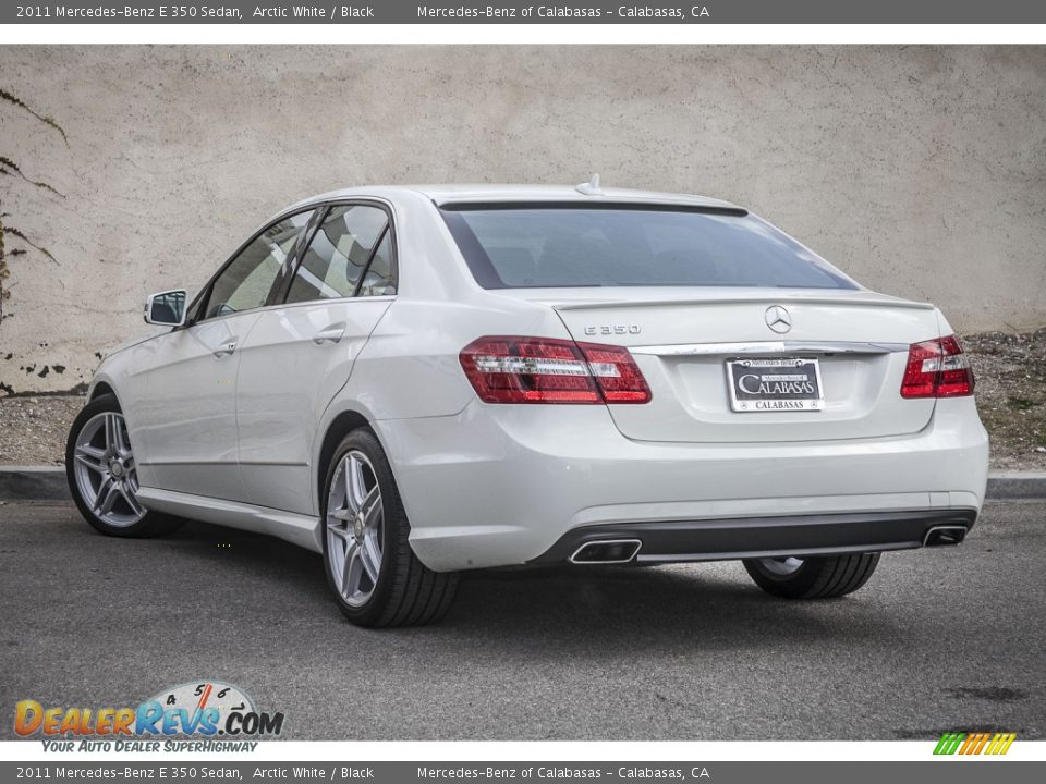 2011 Mercedes-Benz E 350 Sedan Arctic White / Black Photo #10