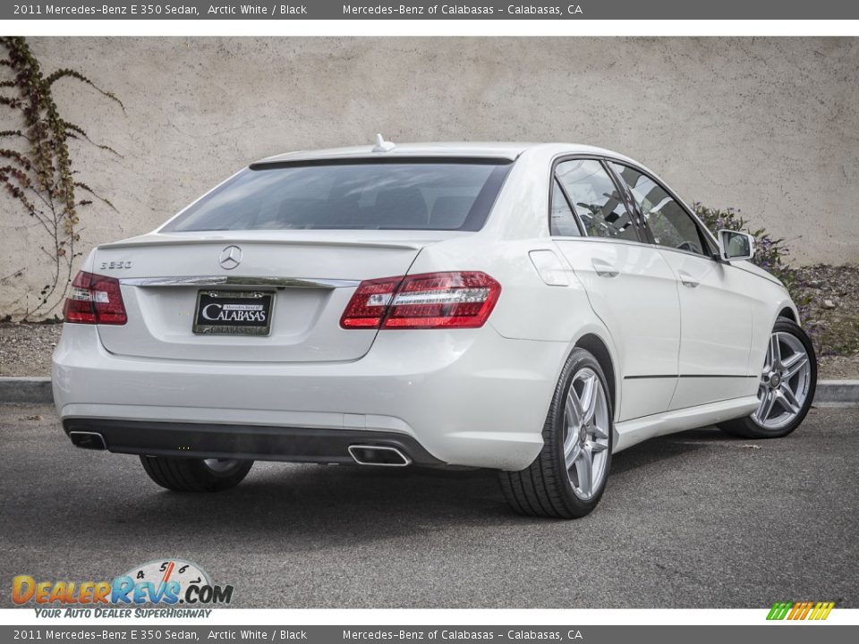 2011 Mercedes-Benz E 350 Sedan Arctic White / Black Photo #13
