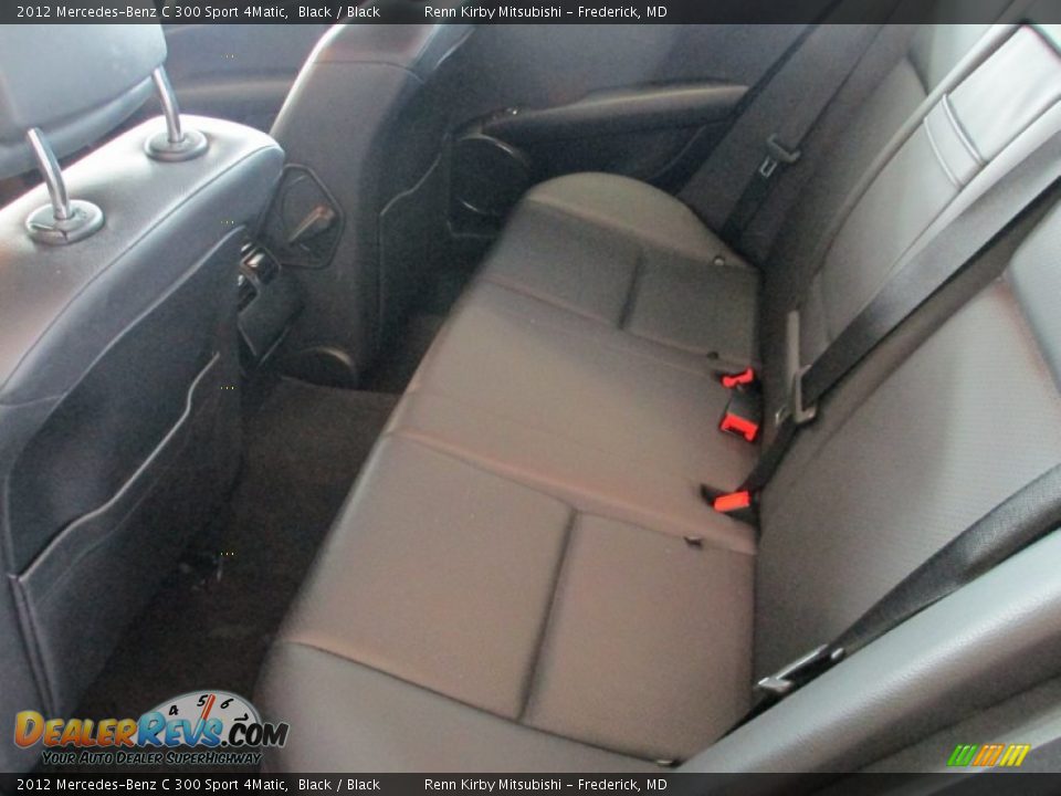 2012 Mercedes-Benz C 300 Sport 4Matic Black / Black Photo #26