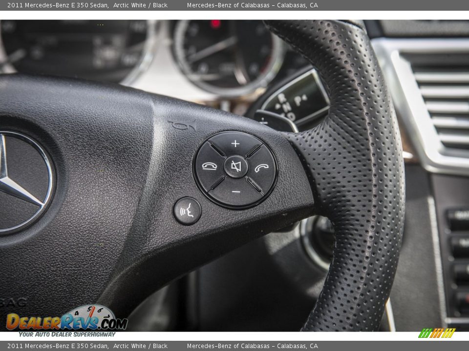 2011 Mercedes-Benz E 350 Sedan Arctic White / Black Photo #15