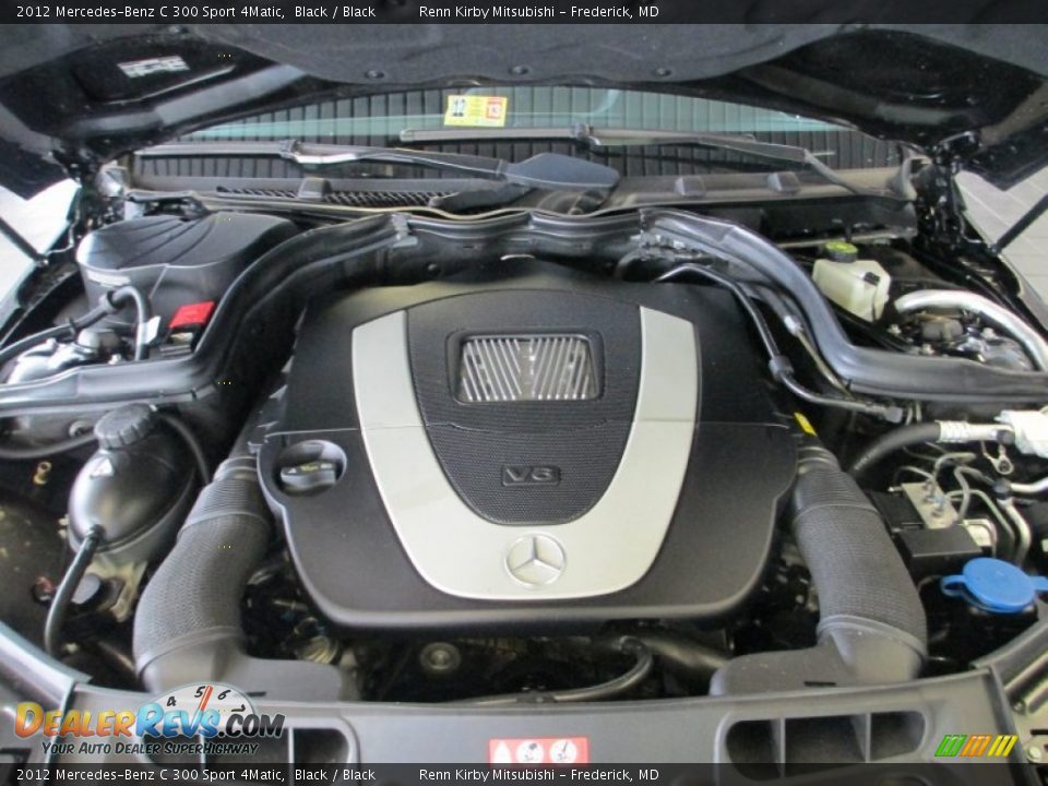 2012 Mercedes-Benz C 300 Sport 4Matic Black / Black Photo #30