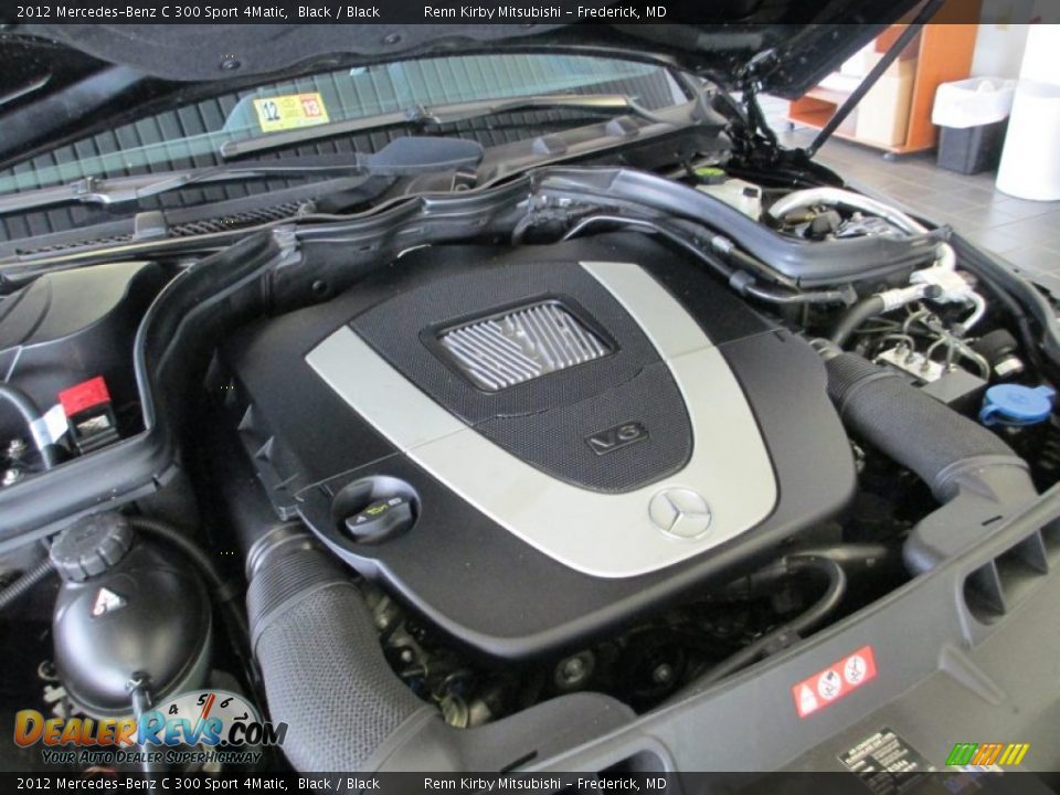 2012 Mercedes-Benz C 300 Sport 4Matic Black / Black Photo #31
