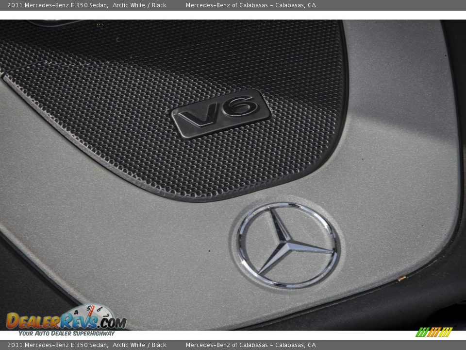 2011 Mercedes-Benz E 350 Sedan Arctic White / Black Photo #25