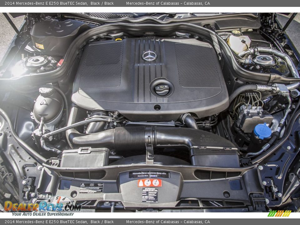 2014 Mercedes-Benz E E250 BlueTEC Sedan Black / Black Photo #9
