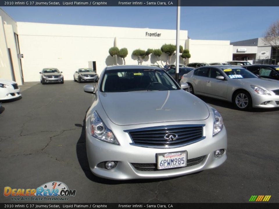 2010 Infiniti G 37 Journey Sedan Liquid Platinum / Graphite Photo #5