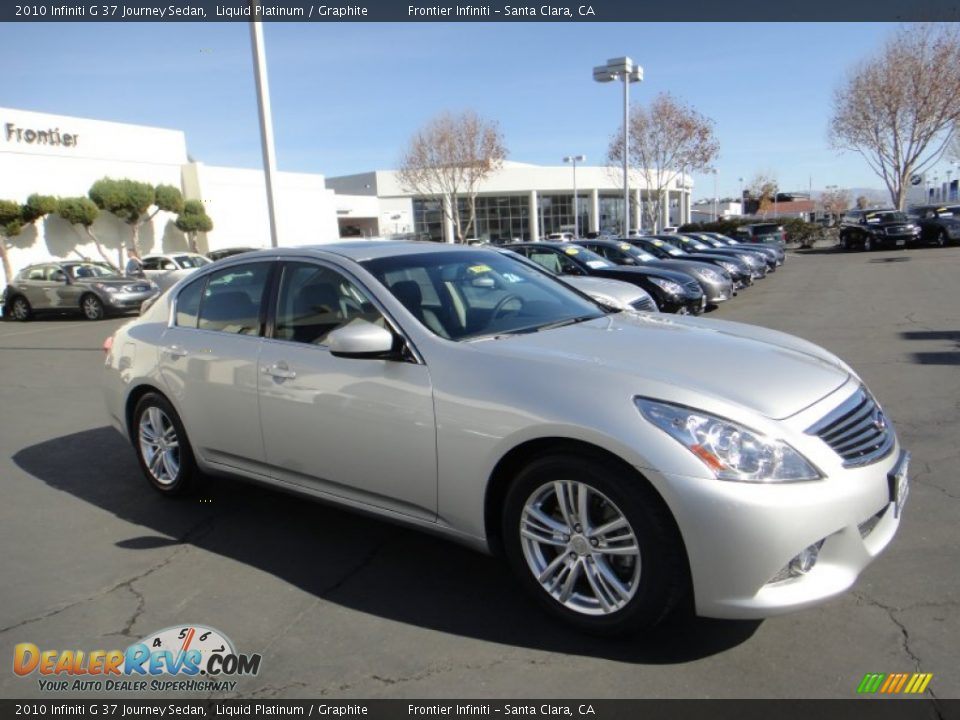 2010 Infiniti G 37 Journey Sedan Liquid Platinum / Graphite Photo #7