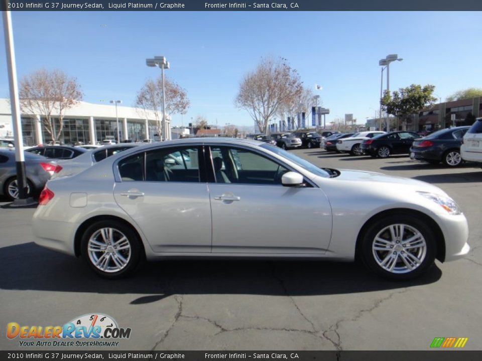 2010 Infiniti G 37 Journey Sedan Liquid Platinum / Graphite Photo #8