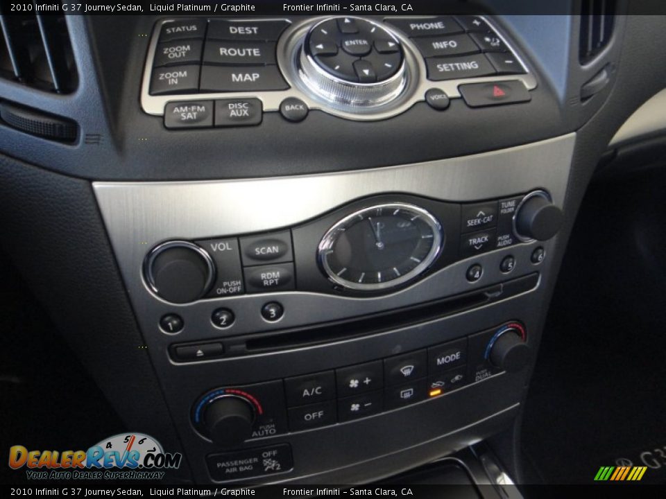 2010 Infiniti G 37 Journey Sedan Liquid Platinum / Graphite Photo #12