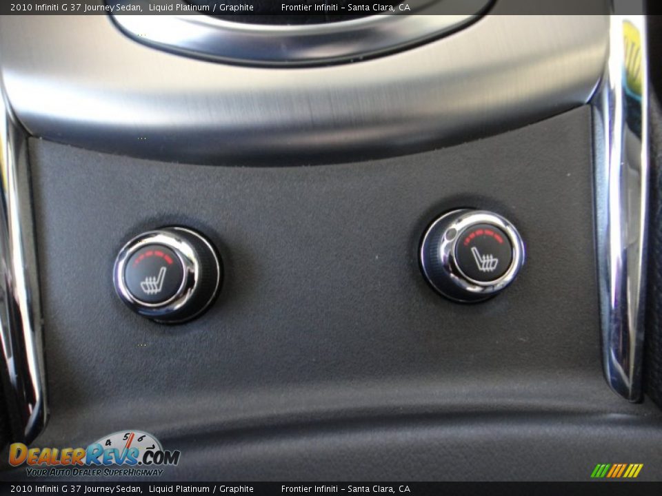 2010 Infiniti G 37 Journey Sedan Liquid Platinum / Graphite Photo #13