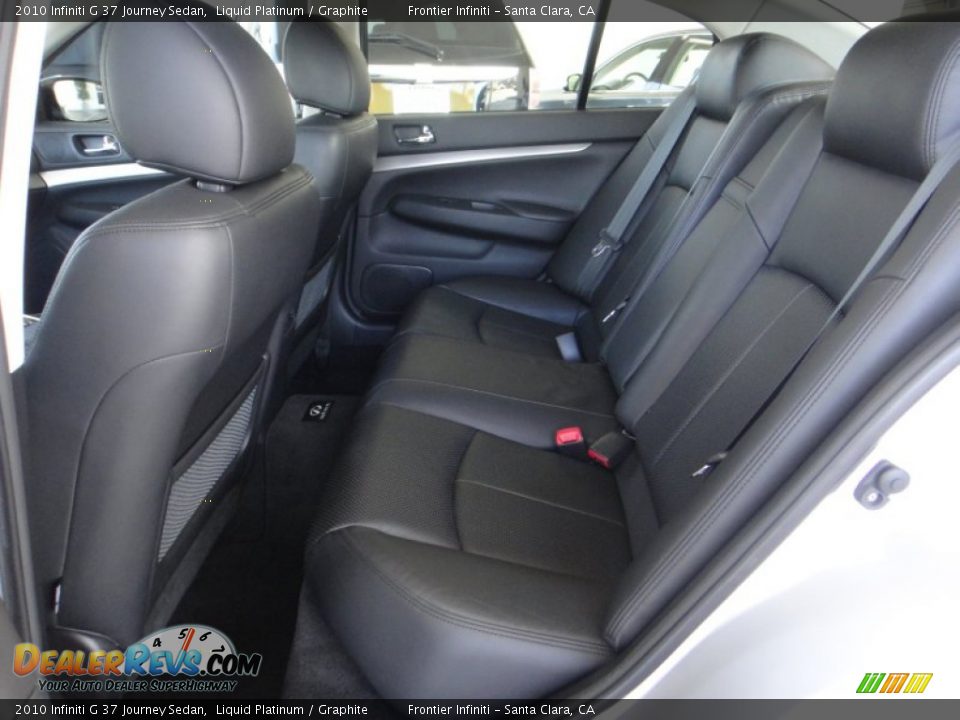 2010 Infiniti G 37 Journey Sedan Liquid Platinum / Graphite Photo #19