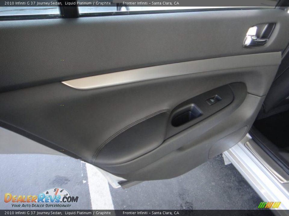 2010 Infiniti G 37 Journey Sedan Liquid Platinum / Graphite Photo #20