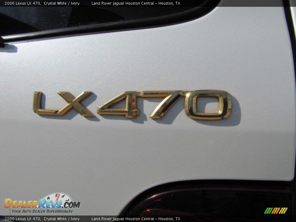 2006 Lexus LX 470 Crystal White / Ivory Photo #28