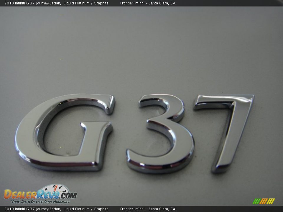 2010 Infiniti G 37 Journey Sedan Liquid Platinum / Graphite Photo #22