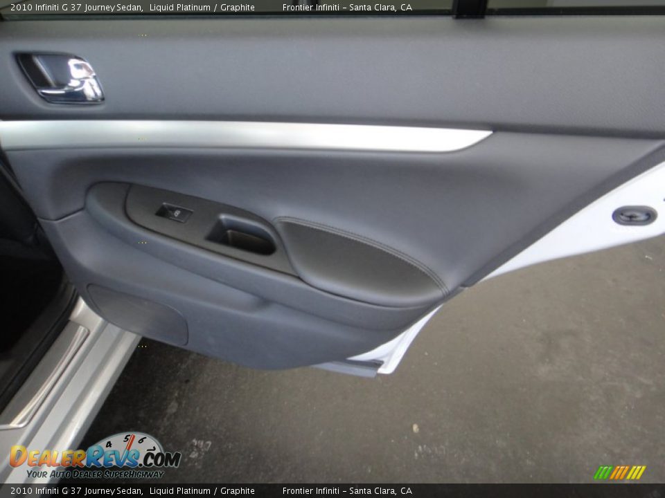 2010 Infiniti G 37 Journey Sedan Liquid Platinum / Graphite Photo #25