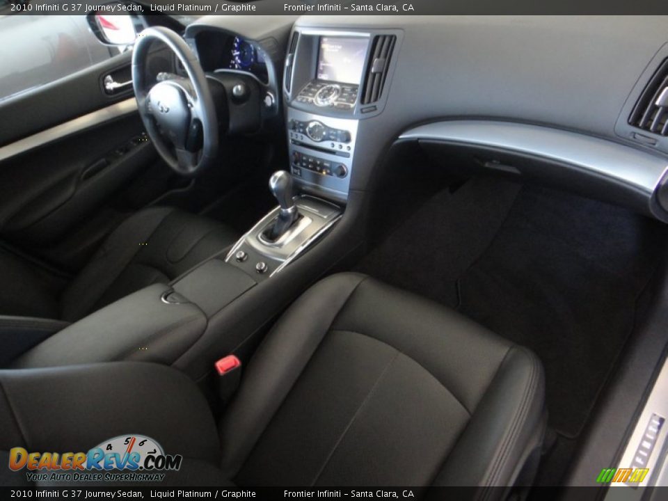 2010 Infiniti G 37 Journey Sedan Liquid Platinum / Graphite Photo #26