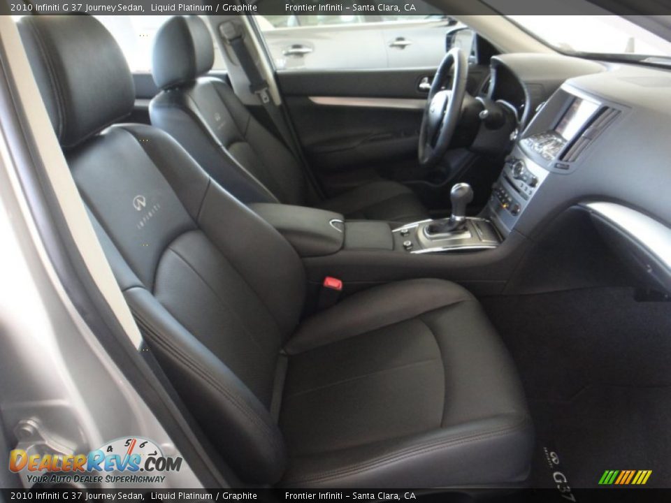 2010 Infiniti G 37 Journey Sedan Liquid Platinum / Graphite Photo #27