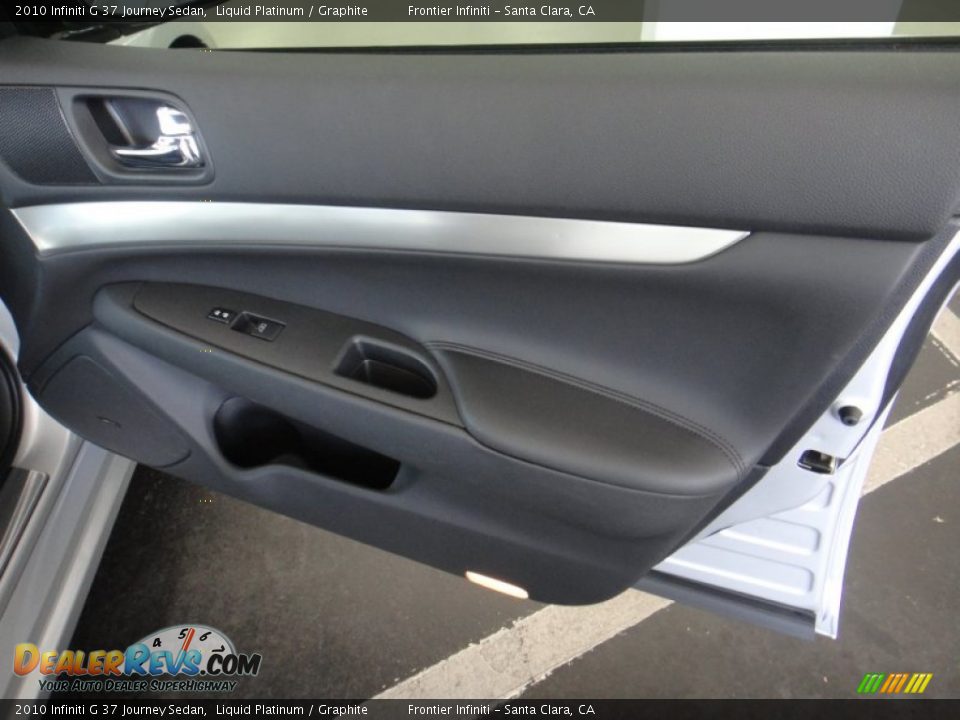 2010 Infiniti G 37 Journey Sedan Liquid Platinum / Graphite Photo #28